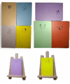 PASTEL RENK YALDIZ BASKILI 160 SY SERT KAPAK 14*21 ÇİZGİLİ DEFTER