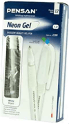PENSAN 2229 NEON JEL KALEM BEYAZ 1MM 12 Lİ PK