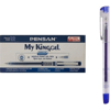 PENSAN 6405 MY-KİNG JEL METAL KLİPS KALEM MAVİ 0.5 PK:12 Lİ