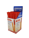 PENSAN TR-23 ÜÇGEN  TÜKENMEZ KALEM KIRMIZI 50 Lİ