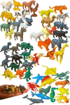 PLASTİK DİNAZORLAR 60 LI  (10.5,11,13,10.5 CM)