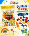 POLİKİM 17 PARÇA OYUN HAMURU KALIBI 