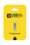 POWERWAY 32 GB METAL FLASH BELLEK