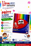 PRİTT 12 RENK KEÇELİ KALEM PK:12 Lİ *240