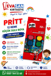PRİTT 12 RENK KÜÇÜK SULU BOYA PK:12 Lİ