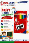 PRİTT 12 RENK UZUN KURU BOYA PK:12 Lİ