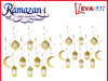 RAMAZAN 3D 10 LU TAVAN SÜS GOLD