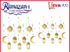 RAMAZAN 3D 10 LU TAVAN SÜS GOLD