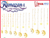 SAÇAKLI AY YILDIZ PERDE LED 3*3 MT
