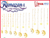 SAÇAKLI AY YILDIZ PERDE LED 3*3 MT
