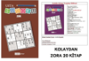 SUDOKU BULMACA KİTABU 13,5*19,5 198 SAYFA *20