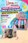 TAROS 6323 EKONOMİK ŞEFFAF MATARA 500 ML STAND 12 Lİ 