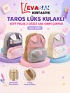 TAROS 8489 LÜKS KULAKLI SOFT PELUŞ 2 GÖZLÜ ANASINIFI ÇANTASI 
