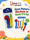 ÜLK-1108 OYUN HAMURU MERDANE VE KESİCİ 5 Lİ SET *36