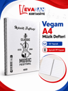 VEGAM SP PP KAPAK 50 YAPRAK MÜZİK DEFTERİ  *96