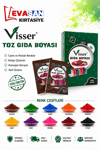 VİSSER 9 GR TOZ GIDA BOYASI PK:12 Lİ