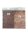 YAPIŞKANLI MAKET DUVAR DESENİ 15*24 CM KOD: 2554 PK:2 Lİ