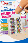 YAZI YAZILABİLEN BİLEKLİK 20 Lİ