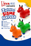 ZIPLAYAN ŞİŞME HAYVAN
