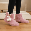RIVA Shoes Kadın Peluş Ev Botu Ponponlu Fiyonklu Yumuşak Astarlı Kışlık Panduf Ev Botu