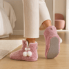 RIVA Shoes Kadın Peluş Ev Botu Ponponlu Fiyonklu Yumuşak Astarlı Kışlık Panduf Ev Botu