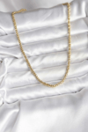 14K Gold Renk Kaplama Boru Zincir Model CM Kadın Kolye