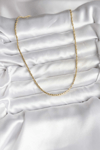 14K Gold Renk Kaplama İnce Zincir Model CM Kadın Kolye