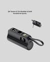 2000mAh Mini Powerbank Dahili Konektörlü PD 20W