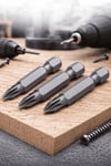 3 Adet 50 mm Yıldız Uçlu Tornavida Bits