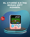 3.5 İnç LCD Ekranlı 666 Oyunlu Taşınabilir Retro Oyun Konsolu