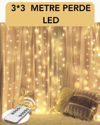 3x3 Metre Perde LED Işık – Parti ve Bahçe Dekorasyonu