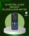 50 Metre Lazer Mesafe Ölçer Profesyonel Dijital Ölçüm Cihazı