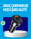 55W Güçlü Araç Şarj Cihazı Power Delivery Destekli
