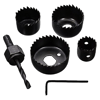 6 PARÇA BUAT AÇMA PANÇ SETİ 32-38-44-54MM & 3/8 HEX ANAHTAR METAL AHŞAP PLASTİK DELİK AÇMA