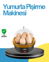 7 Yumurta Kapasiteli Yumurta Pişirme Makinesi Rafadan Orta ve Katı