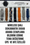 Akıllı Saat 7 Kordonlu Yeni Nesil Arama Cevaplayan Çok Fonksiyonlu