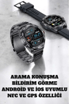 Akıllı Saat Arama Cevaplayan Titreşim Özelliğiyle Bildirim Görebilen
