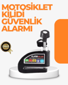Alarm Sensörlü Disk Kilidi Motosiklet Scooter Bisiklet Güvenlik