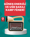 Alev Efektli Güneş Enerjili Lamba – Su Geçirmez