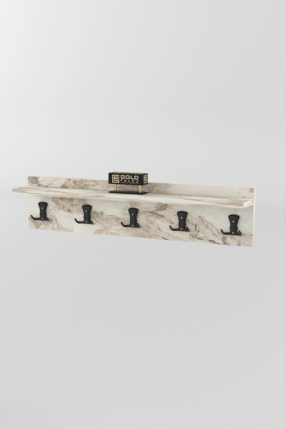 Askılık Duvar Elbise Askılığı Portmanto 80 Cm Efes Düz