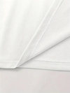 Baskılı Oversize Bisiklet Yaka T-shirt - Beyaz