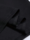 Baskılı Oversize Bisiklet Yaka T-shirt - Siyah