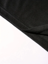 Baskılı Oversize Bisiklet Yaka T-shirt - Siyah