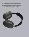 Bluetooth 5.0 Kulak Üstü Kulaklık – Gürültü Engelleme, Uzamsal Ses, Hızlı Şarj