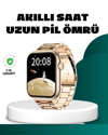 Bluetooth Arama Özellikli Akıllı Saat Uzun Pil Ömürlü