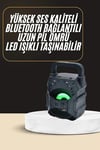 Bluetooth Hoparlör Android ve İOS Uyumlu Ses Bombası USB Girişli Taşınabilir