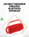Çevreleyen Sesli RGB Destekli Kablosuz Taşınabilir Hoparlör