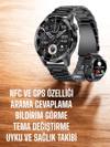 Çift Kordonlu Yüksek Çözünürlüklü Akıllı Saat Uyku İzleyici & Spor Modları