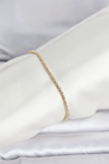 CM 14K Gold Renk Burgulu Zincir Model Kadın Bileklik