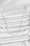 CM 14K Gold Renk Gemici Zincir Model 60 cm Kadın Kolye